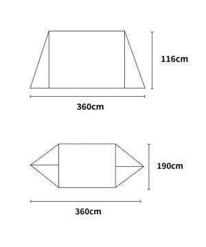 ≪予約受付中≫ソロキャンプで使える！軍幕型テント「Kleine Base(クライネベース)」