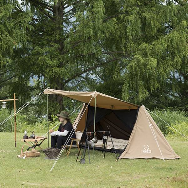 ≪予約受付中≫ソロキャンプで使える！軍幕型テント「Kleine Base(クライネベース)」