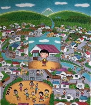 ドリームプラザ、さくらももこさんの複製画を「ちびまる子ちゃん」の舞台である静岡市内の小学校全校に寄贈