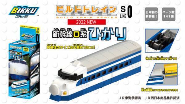 鉄道開業150年のアニバーサリーイヤー！電車ブロック「ビルドトレイン」シリーズ3種類新発売！150年前に日本で初めて走った「1号機関車」も初商品化！