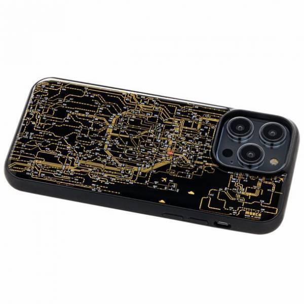 電波でLEDが光る特許技術を搭載！基板の配線パターンで緻密に描いたiPhone 14シリーズ用ケースを9/16販売開始