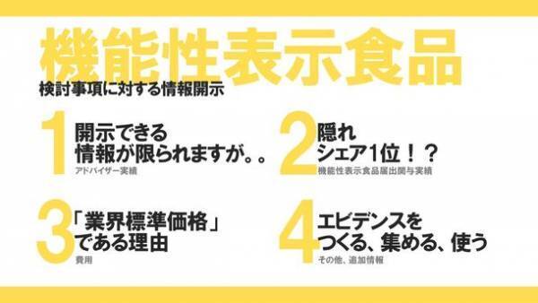 0円で生鮮食品の機能性表示食品にする新サービス「規格外で機能性」11月1日(火)提供開始　～丹精込めた生鮮食品に付加価値を付けましょう～