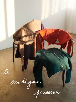 アニエスベー、2022年秋の新作コレクションを展開　カーディガンプレッションやバッグでカラーを楽しめる新作をラインアップ