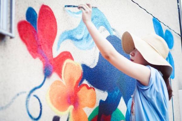 注目の壁画アーティストとのコラボインテリア　「SCHOKO TANAKA×unico」10月7日より発売！