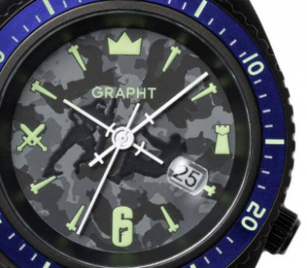 ゲームカルチャーブランド「GRAPHT GAMING LIFE」より人気FPSゲーム「レインボーシックス シージ」公式ミリタリーウォッチを9月30日(金)に発売！
