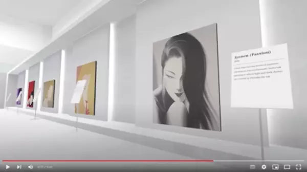 現代美人画の第一人者 鶴田一郎のメタバース・VR展示会 英語版が公開
