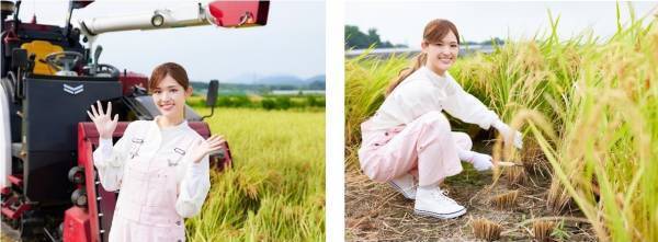 松村沙友理さん、JAグループお米消費拡大アンバサダー２年目！収獲の喜びおすそ分け米キャンペーン実施中！松村沙友理さんが実際に収穫したお米２kgを500名にプレゼント