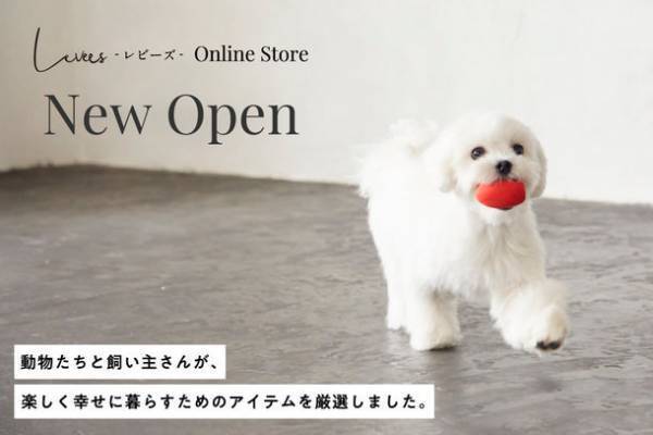 動物たちの権利を考え貢献する「Levees(レビーズ)」　ペット愛好家のための公式ECサイトを開設