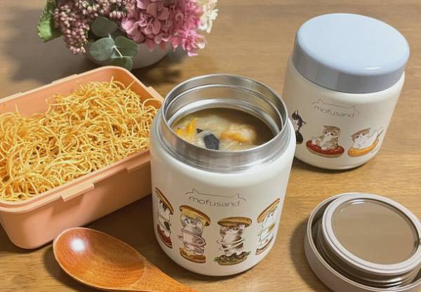 SNSで人気急上昇中！もふもふ猫がとっても可愛いmofusandのスープポット発売開始！