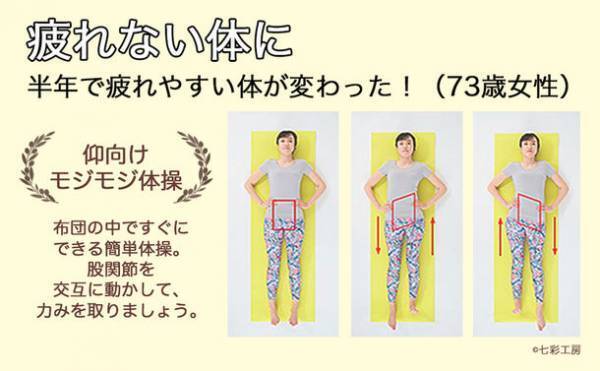 コロナでロコモが深刻化、寝たきりの高齢者が急増！？たった10秒！寝転んでできる“モジモジ体操”が話題