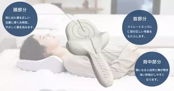 完売で販売見合わせ！猫背・巻き肩ケアの『ゴッチョ背まくら』が待望の予約受付再開！国内唯一の販売サイト「背ラピストStore」にて