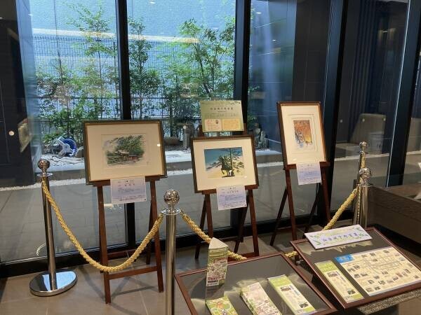 ホテル京阪 仙台 仙台の魅力を伝える「仙台城下町百景」の作品を展示するミニギャラリーを設置