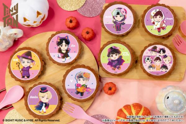BTSのキャラクター「TinyTAN」のタルトが登場！ハロウィンコスチュームに身を包んだ全8種の描き起こしデザイン！