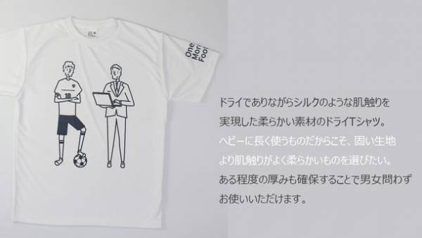サッカー選手のセカンドキャリア応援ウェアが9月28日よりMakuakeにて販売開始＆2023年パートナー企業を募集