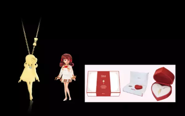 歴代の“リカちゃん”が艶やかな18金ペンダントに。55周年限定のアニバーサリージュエリー。第1弾10月20日販売！～先行予約受付中～