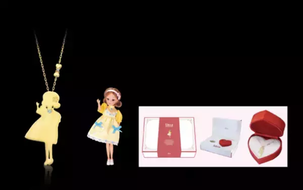 歴代の“リカちゃん”が艶やかな18金ペンダントに。55周年限定のアニバーサリージュエリー。第1弾10月20日販売！～先行予約受付中～