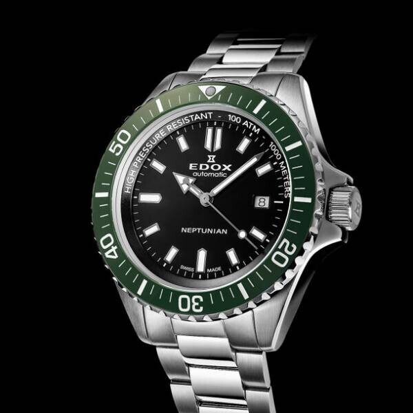 スイスの高級時計ブランドの1,000m防水ミリタリーウォッチ「ネプチュニアン オートマティック」に新色追加