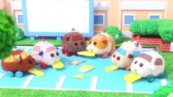 『PUI PUI モルカー DRIVING SCHOOL』いよいよ明日あさ7時よりテレビ東京「イニミニマニモ」内にて放送スタート！今作の舞台《ドライビングスクール》制作映像初公開！