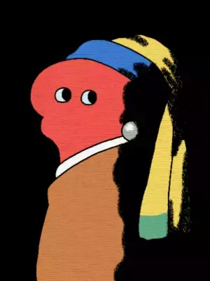 アナログ＆デジタルの2つの表現を持つクリエイター「#GIFの伊豆見」　10月12日(水)より“絵画”をテーマに個展を実施！フィジカルとNFTの作品を同時販売！