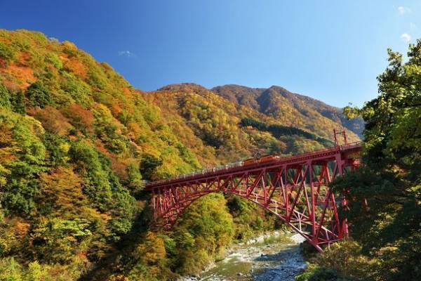 黒部峡谷鉄道がお得な「黒部峡谷トロッコ電車オータムパック」を10月11日から発売