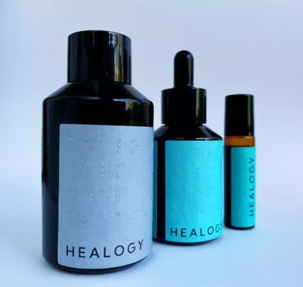 点字をあしらったパッケージデザインの化粧品「HEALOGY」、CBDスキンケアブランドとして初めてグッドデザイン賞を受賞