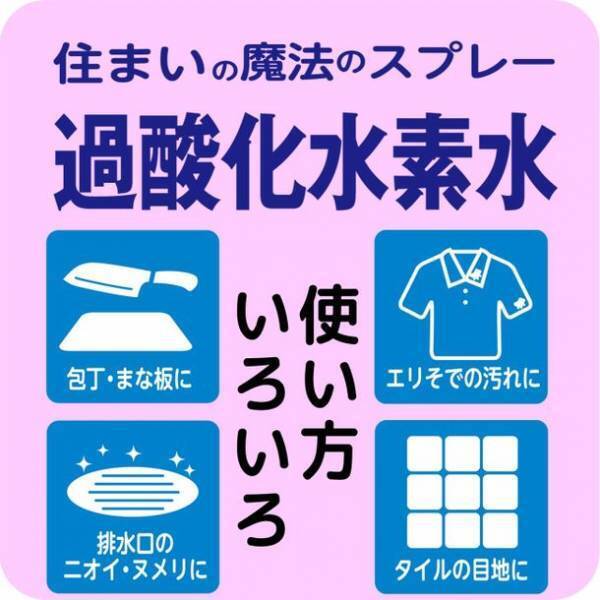 漂白・除菌・消臭・洗浄とマルチに使えるスプレー式洗剤が発売　ヒット商品「過炭酸ナトリウム」から発想した新商品