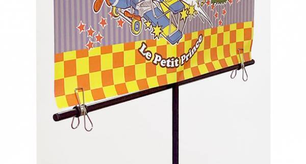 同人誌即売会の新戦力！【軽量・コンパクト・省スペース】なクランプ式軽量ポスタースタンド「ClamPo(クランポ)」の先行予約販売をMakuakeにて10月26日(水)に開始！