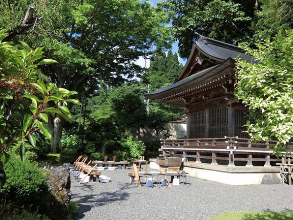 福島県西会津町・大山祇神社にて自分で漉いた和紙に御朱印を頂くワークショップ「なじょな願いもかみ頼み」を10月29日(土)開催