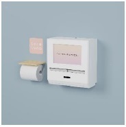 奈良県内の「駅」では初めて、生理用ナプキン無料提供サービスの実証実験を10月20日開始