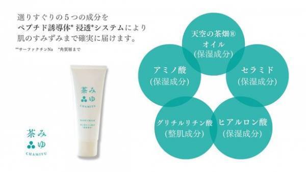おもてなしの心で耕作放棄茶畑を活かす！岐阜県の天空の茶畑(R)オイル配合で手肌が潤うのにべたつかない「茶みゆ」ハンドクリームの先行予約販売を11/16(水)まで実施中