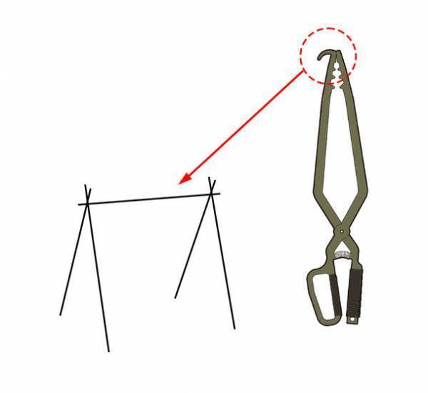 造船の加工技術を活かしたアウトドアブランドからミリタリーカラーのタキビバサミが10月28日より発売