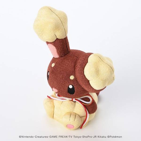 ポケモンの江戸木目込人形　今年はミミロルを伝統工芸品に