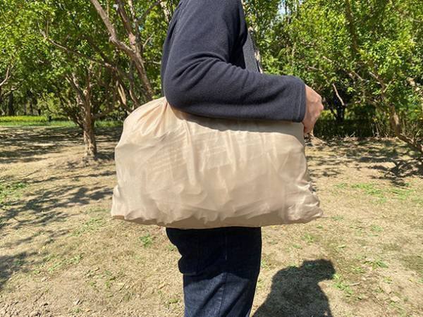 自動で空気の出し入れ可能、アウトドアで活躍するダブルエアーベッドがMakuakeにて11月7日より先行販売を開始