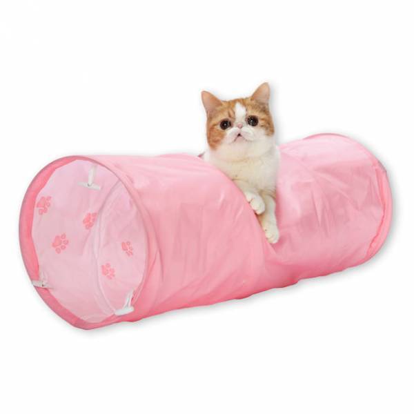 猫が大好き！カサカサ素材でできたトンネル型のおもちゃ　ロングセラーのキャットトンネルシリーズから新カラーのホワイトが登場！～2022年10月下旬から販売開始！～