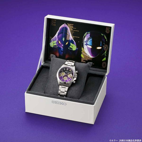 500系新幹線の25周年を記念してエヴァンゲリオン新幹線「500 TYPE EVA」と「ハローキティ新幹線」をイメージしたセイコーの限定ウオッチが登場！