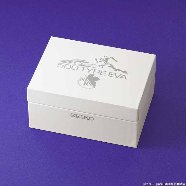 500系新幹線の25周年を記念してエヴァンゲリオン新幹線「500 TYPE EVA」と「ハローキティ新幹線」をイメージしたセイコーの限定ウオッチが登場！