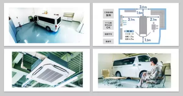 工具付きパーソナルガレージの時間貸しサービス「ギアガレージ」大阪府吹田市に10月29日オープン！