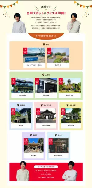 熊本県・人吉球磨とQuizKnockがコラボ　時をかけるクイズ旅の第2弾が11月23日開始　豪華商品が手に入るスタンプラリーを実施