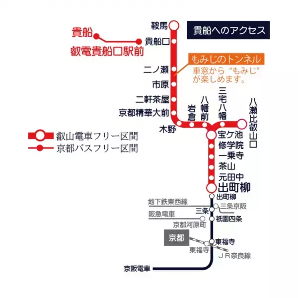 ～ 貴船料理旅館街で昼食の饗宴 ～「貴船 昼食きっぷ〈秋版〉」を発売します
