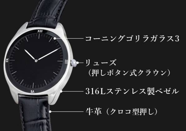 薄さを極めたスマートウォッチ『Pico Tie』公開1週間で400万円を超える応援購入額を達成！先行販売中！