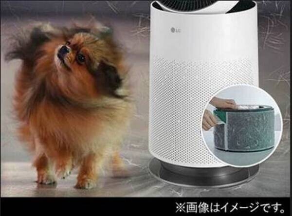 部屋中を360°清浄！ペットの抜け毛を約30倍集塵、臭いも99％除去！ペット向け空気清浄機「LG PuriCare Pet」を11月14日(月)より順次発売