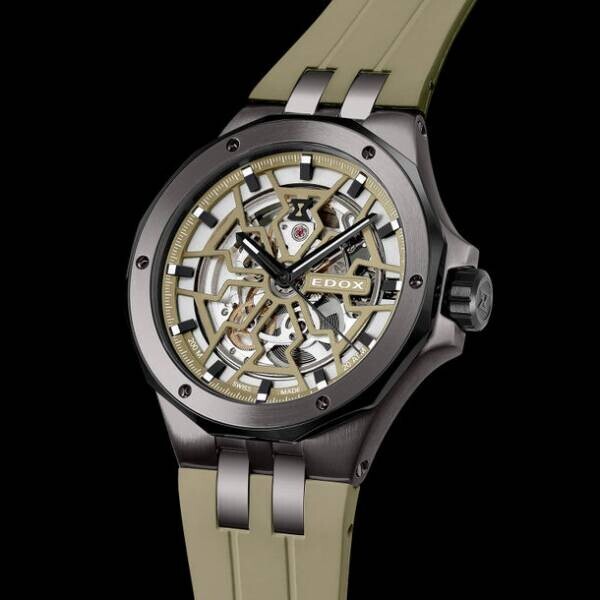 スイスの高級時計ブランド「エドックス」のスケルトンウォッチ『デルフィン メカノ オートマティック』に新色2モデルが登場！11月22日より全国の正規販売店・オンラインストアにて販売開始