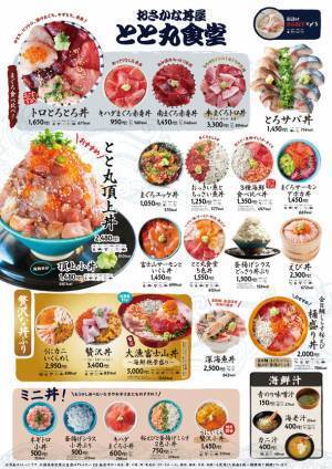 赤海老がそそり立つ圧倒的ビジュアルの海鮮丼『静岡頂上丼～メギス・本海老・富士山サーモン～』が静岡県の旅行と食に関するコンテストにて準グランプリを受賞