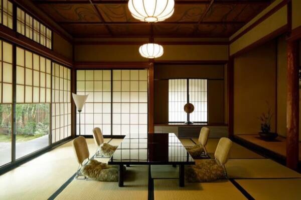 部屋の造りそのものが文化財とも言える京都吉兆 嵐山本店の座敷「待幸亭」の改修がスタート