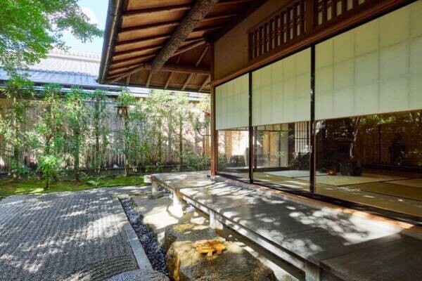 部屋の造りそのものが文化財とも言える京都吉兆 嵐山本店の座敷「待幸亭」の改修がスタート