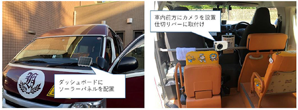 ＜ミマモルメ＞ 通園バス内を簡単設置のAIカメラ（ソーラー充電）で見守ります～雲雀丘学園幼稚園・古野電気と共同で「置き去り防止」実証実験を開始～