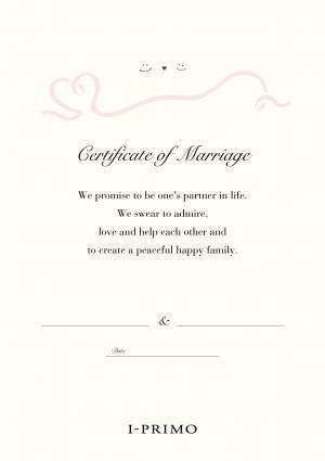 オリジナル「婚姻届」と「結婚宣誓書」で思い出に残る記念日に～11月22日はいい夫婦の日～