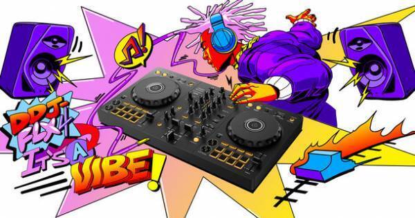 これからDJをはじめる方に最適な2ch DJコントローラー　プロフェッショナル仕様のレイアウトを引継ぎながら、親しみやすいシンプルなデザインを採用した「DDJ-FLX4」が登場