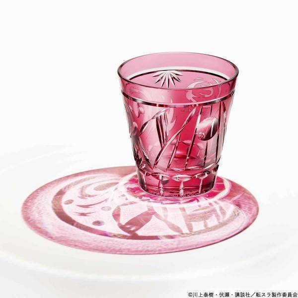 『転生したらスライムだった件』と伝統工芸・江戸切子がコラボした煌びやかな江戸切子グラスに第二弾が登場！ベニマルとディアブロの2種類が新発売