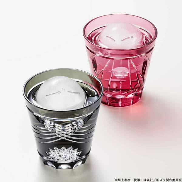 『転生したらスライムだった件』と伝統工芸・江戸切子がコラボした煌びやかな江戸切子グラスに第二弾が登場！ベニマルとディアブロの2種類が新発売